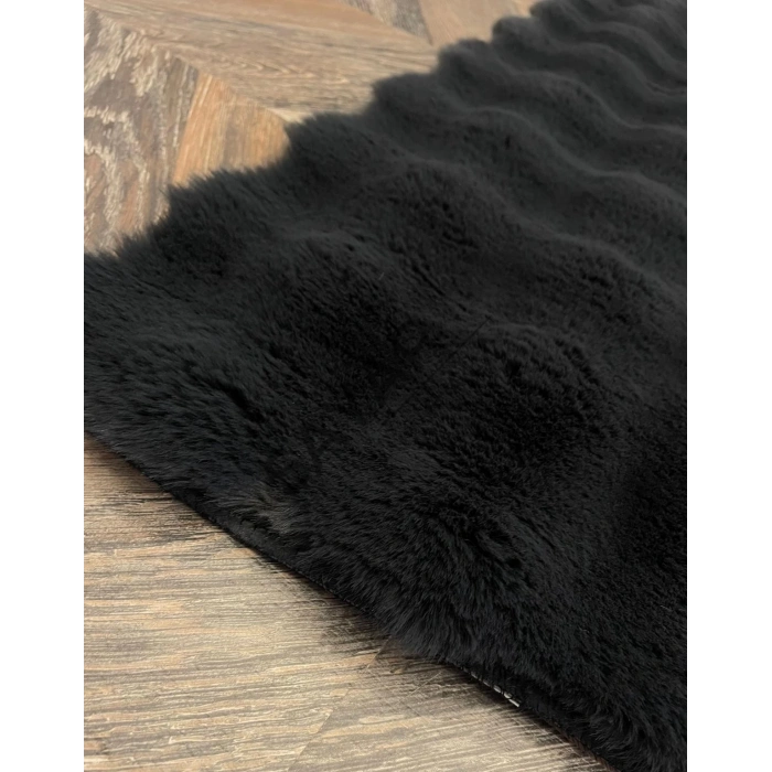 Apex Molecule Antrasit Kabartmalı Peluş Post 90x150