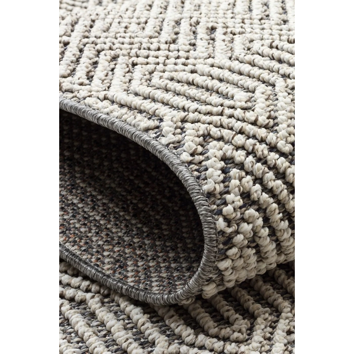 Eko Halı Soho Sh 01 Grey Hav Toz Vermez Hasır Dokuma Modern Makine Halısı 130 x 190