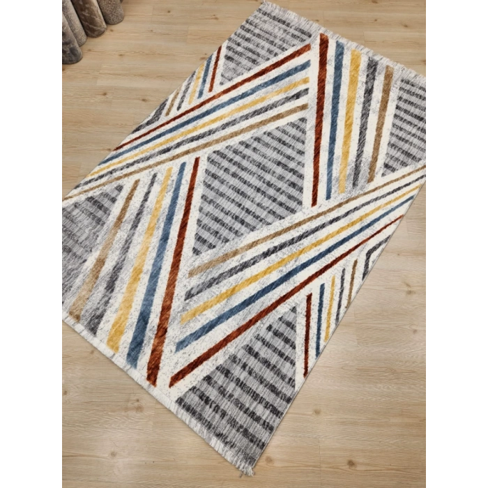 JUSCO HALI PALMİYE 097M 160/230 D WHİTE/KİREMİT