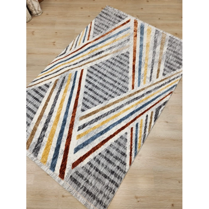 JUSCO HALI PALMİYE 097M 160/230 D WHİTE/KİREMİT