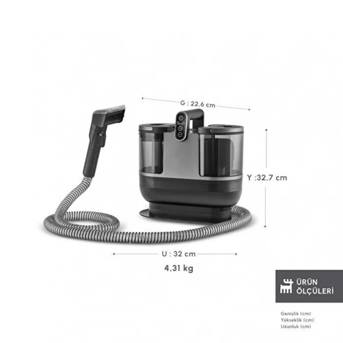 KARACA DEEPCLEAN HALI VE KOLTUK YIKAMA MAKİNESİ