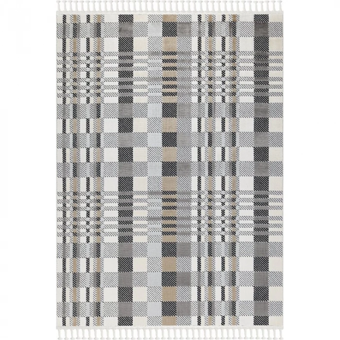 KOZA MONACO 33081 AK VİZON ANTRASİT 120*180