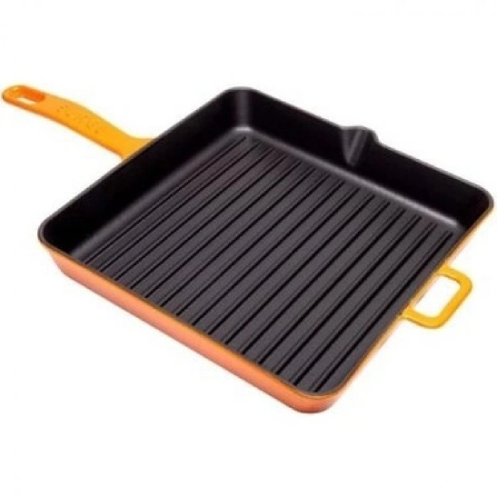 OLİKA IZGARA 30CM KARE TURUNCU TAVA