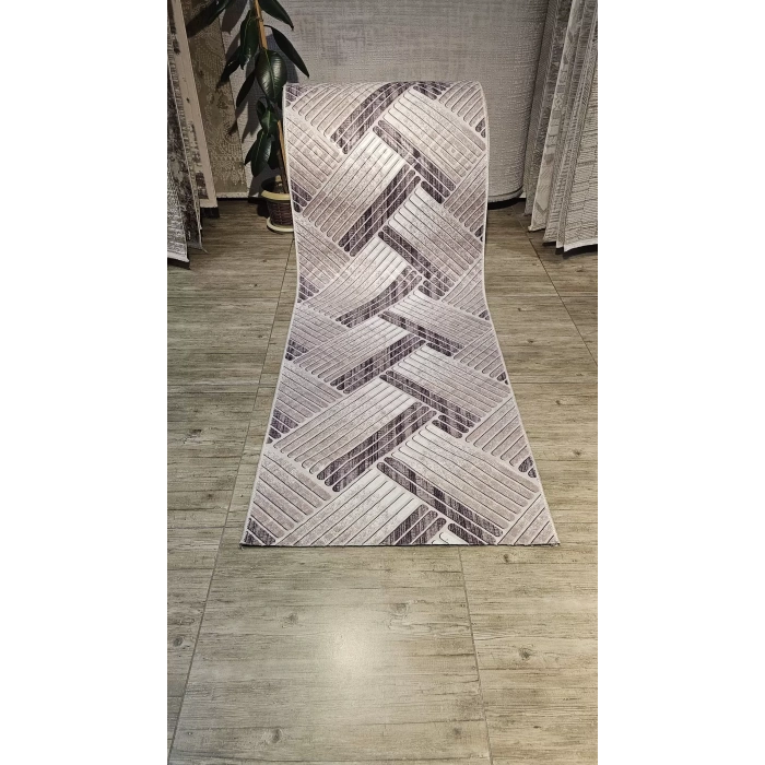 Sarar Kaymaz Tabanlı Kabartmalı Yıkanabilir halı 80*100