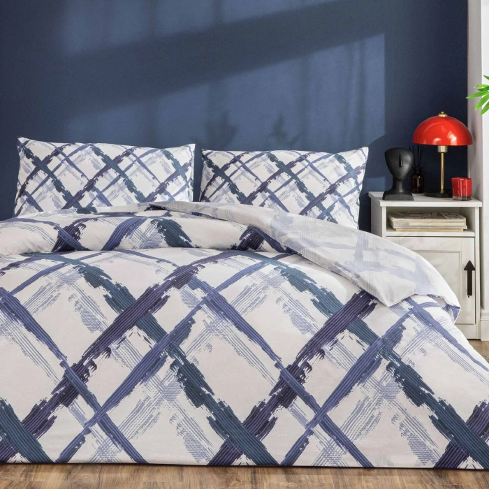 TAÇ BRİZA TEK KŞ. MAVİ NEVRESİM TAKIMI