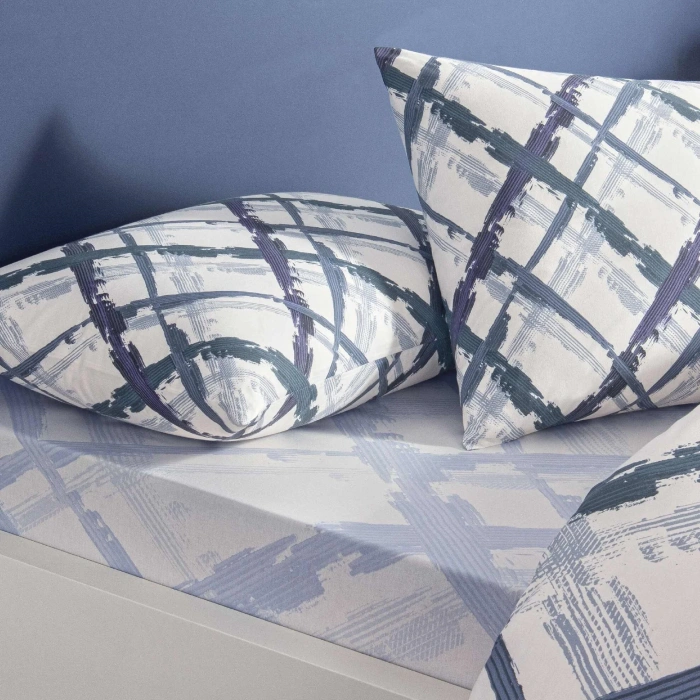 TAÇ BRİZA TEK KŞ. MAVİ NEVRESİM TAKIMI