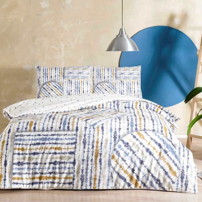 TAÇ COSMO MAVİ ÇİFT KŞ. NEVRESİM TAKIMI