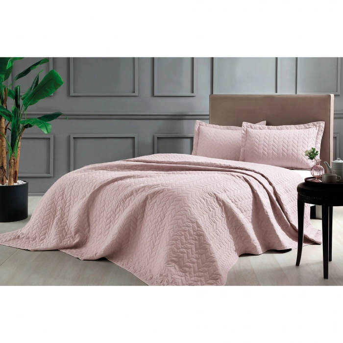 TAÇ GLORY PUDRA ÇİFT KŞ. YATAK ÖRTÜSÜ