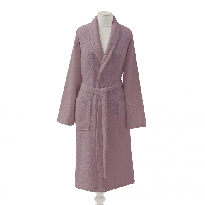 TAÇ ŞALYAKA PAMUK BORNOZ L/XL MÜRDÜM