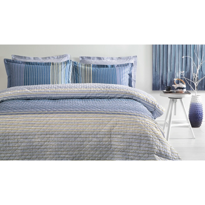 PUFFY PERNELLE ÇİFT KİŞİLİK COMPLETE SET MAVİ