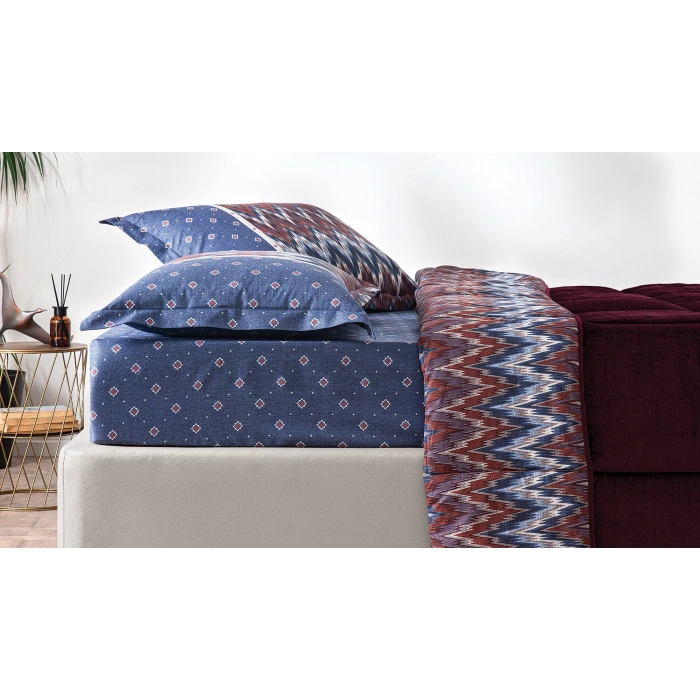 YATAŞ PUFFY AFTON THREEFY BORDO UYKU SETİ TEK KİŞİLİK