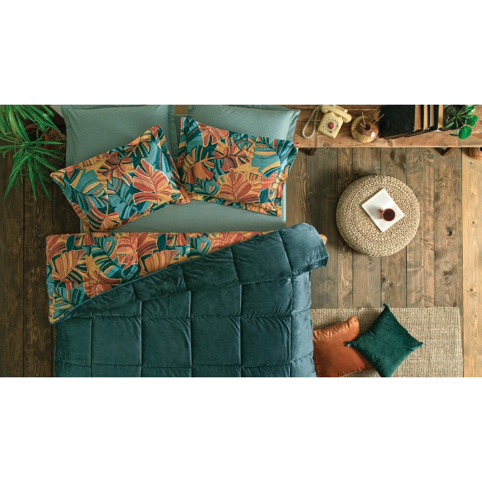 YATAŞ PUFFY ELODY THREEFY PETROL UYKU SETİ TEK KİŞİLİK