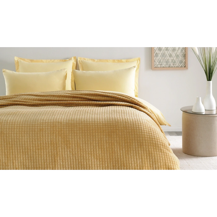 YATAŞ PUFFY TRİNİTY WELLSOFT HARDAL TEK KİŞİLİLİK BATTANİYE