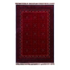 Afgan Vintage Kaymaz Taban Kadife Bambu Otantik Dekoratif Halı 160 x 230