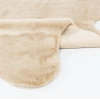 Apex Meloni Camel Dekoratif Tavşan Postu Halı 95 x 150