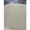 Jüt Sisal Beyaz Krem Makine Halısı 9427 120 X 120 - YUVARLAK