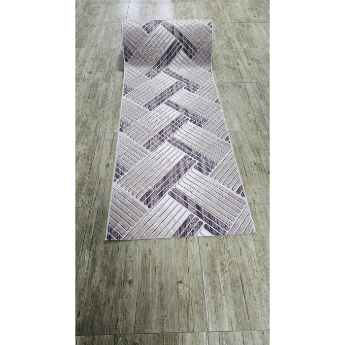 Sarar Kaymaz Tabanlı Kabartmalı Yıkanabilir halı 80*100