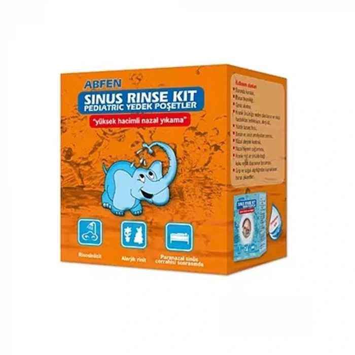 Abfen Sinüs Rinse Kit Pediatric 50 Yedek Poşet