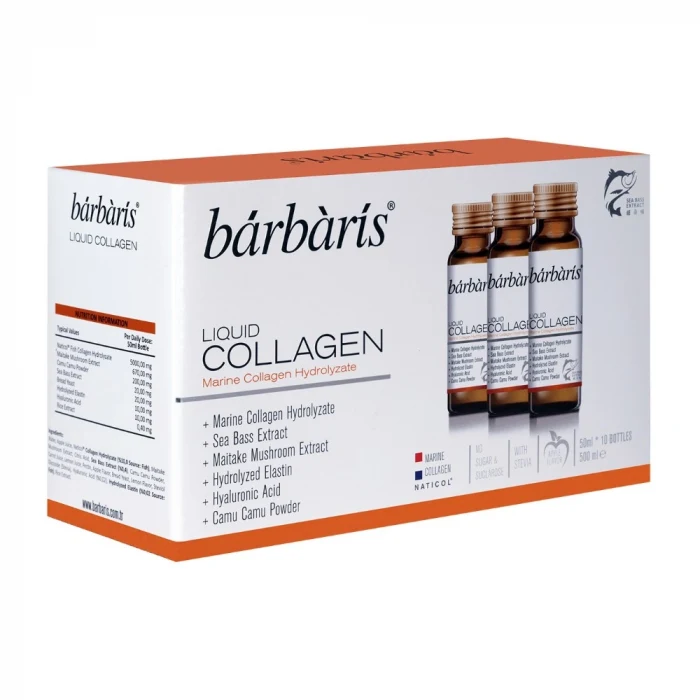 Barbaris Liquid Collagen Takviye Edici Gıda 50 ml 10lu