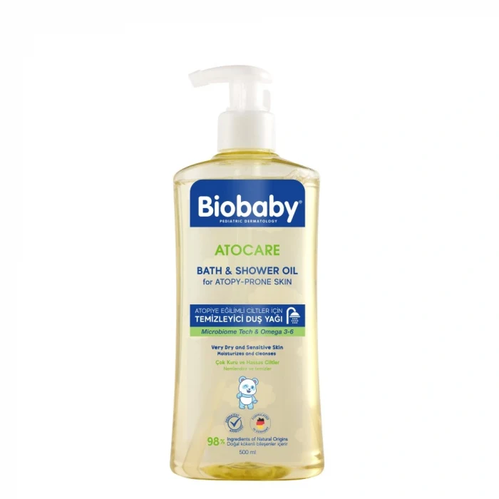 Biobaby Atocare Temizleyici Banyo Duş Yağı 500 ml