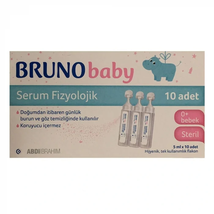 Bruno Serum Fizyolojik 5 ml x 10 Flakon