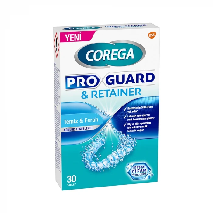 Corega Proguard  Retainer Temizleyici 30 Tablet