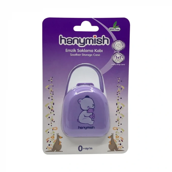 Hanymish Emzik Saklama Kabı - Mor