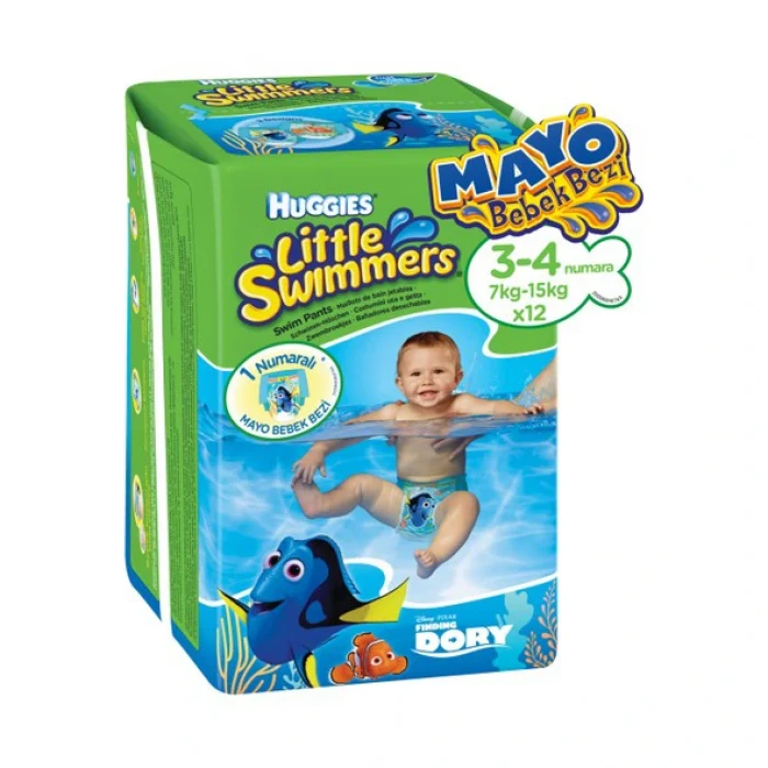 Huggies Little Swimmers Mayo Bebek Bezi S-M (7-15 kg) 12li