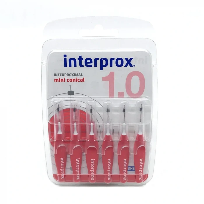 Interprox Blister 1,0 Mini Conical Kırmızı 6lı