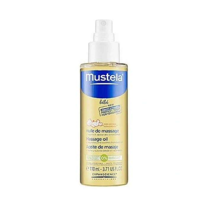 Mustela Baby Massage Oil 100 ml - Nemlendirici ve Rahatlatıcı Bebek Yağı