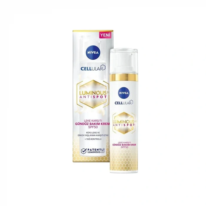 Nivea Cellular Luminous 630 Leke Karşıtı Gündüz Kremi SPF50 40 ml
