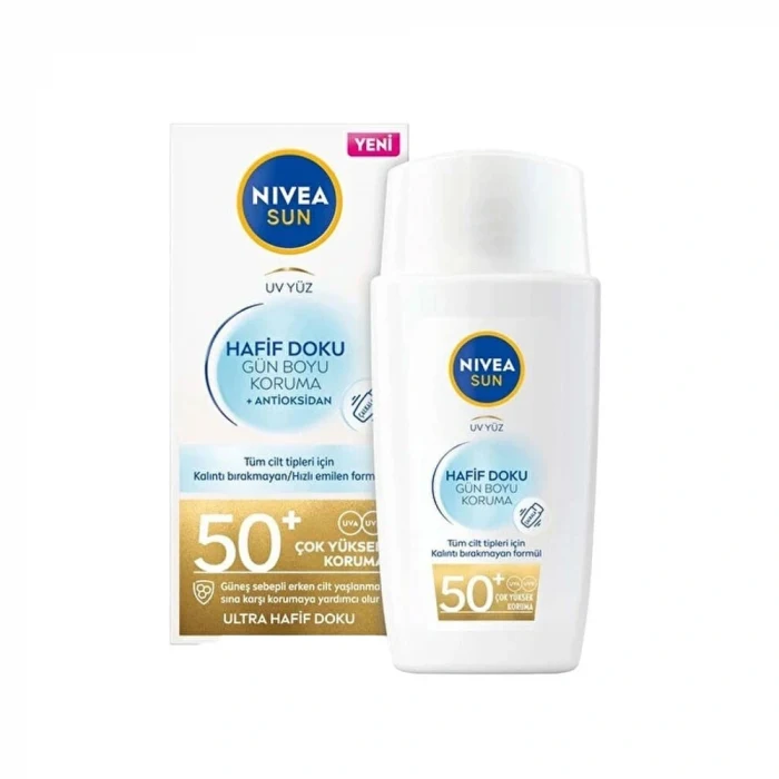 Nivea Sun Hafif Dokulu Güneş Koruyucu Yüz Kremi 40 ml