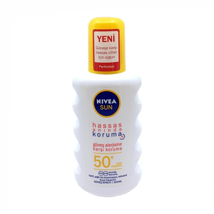Nivea Sun Hassas Anında Koruma Güneş Koruyucu Sprey SPF50 200 ml