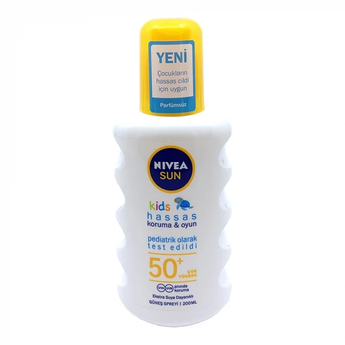 Nivea Sun Kids Hassas Koruma Güneş Spreyi Kokusuz 200 ml
