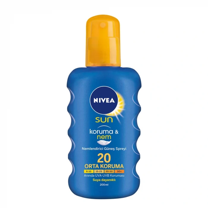 Nivea Sun Koruma  Nem Nemlendirici Güneş Spreyi SPF20 200 ml