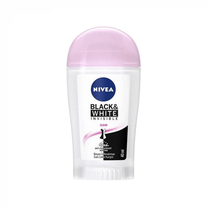 Nivea Women Black  White Invisible Clear Stick Deodorant 50 ml