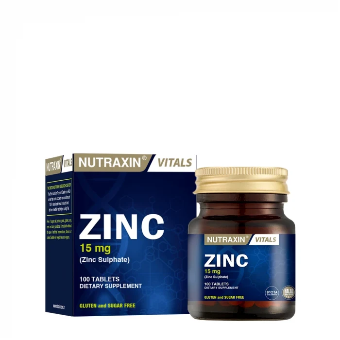 Nutraxin Zinc 15 mg 100 Tablet