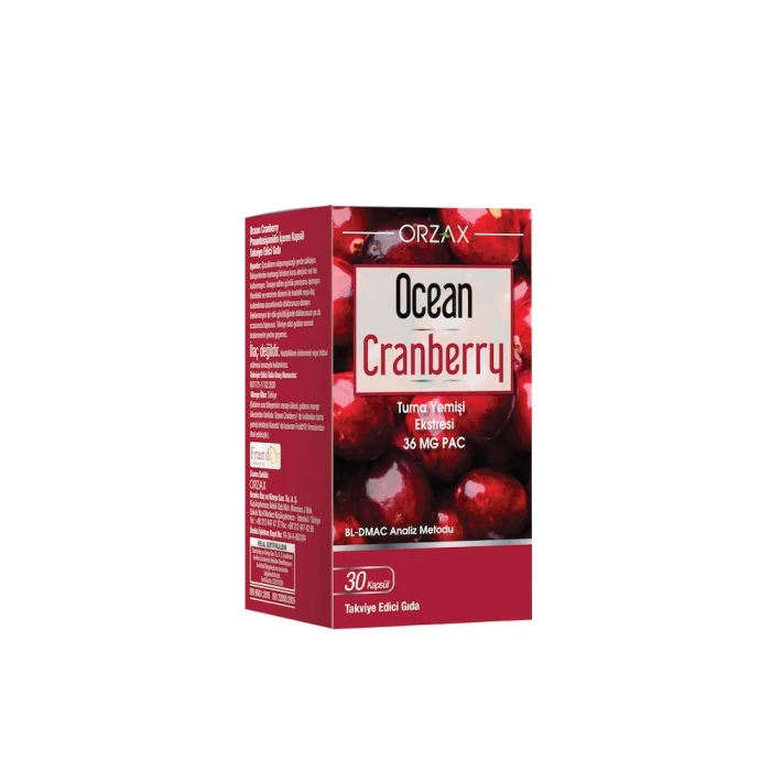 Ocean Cranberry Turna Yemişi Ekstresi 36 mg Pac 30 Kapsül