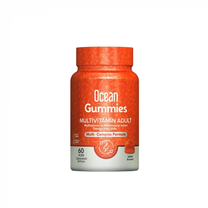 Ocean Gummies Multivitamin Adult 60 Çiğnenebilir Jel Form