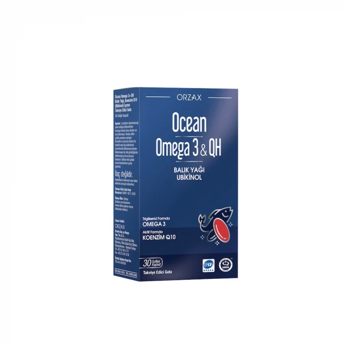 Ocean Omega 3  QH 30 Yumusak Kapsül