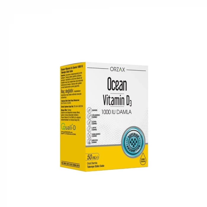 Ocean Vitamin D3 1000 IU Damla 50 ml