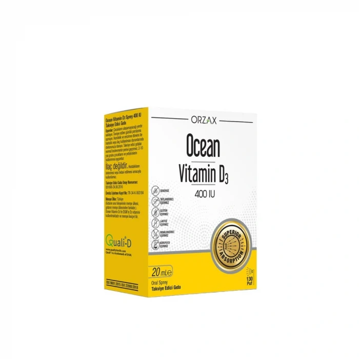 Ocean Vitamin D3 400 IU Oral Sprey 20 ml
