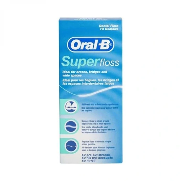 Oral-B Diş İpi Super Floss 50 Adet