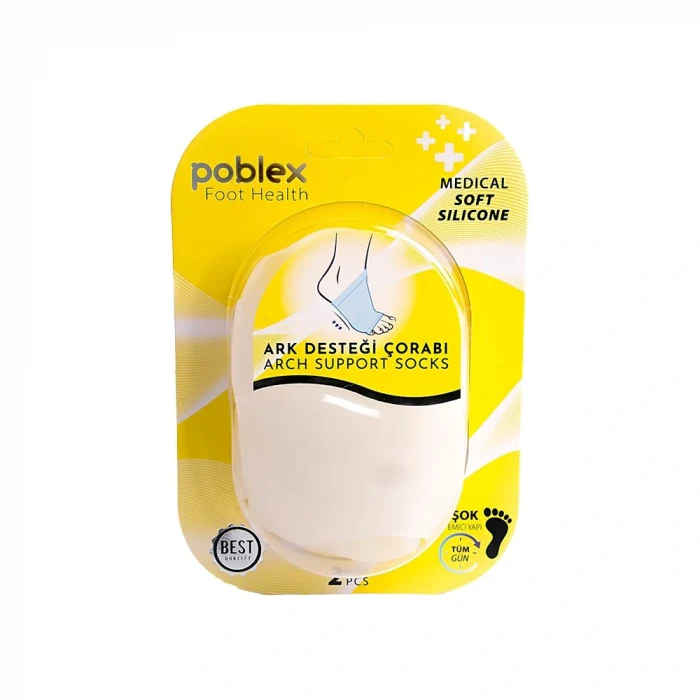 Poblex Ark Desteği Silikon Çorap