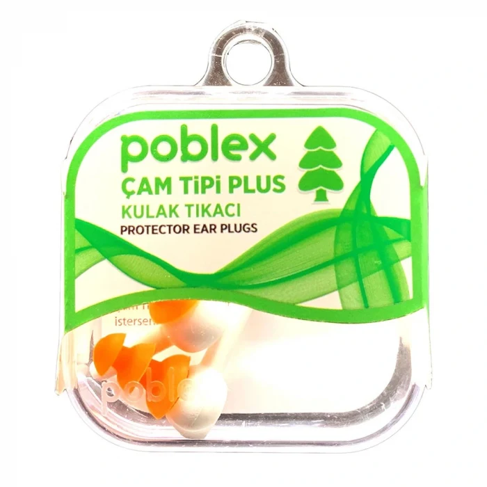 Poblex Çam Tipi Plus Kulak Tıkacı - Medium
