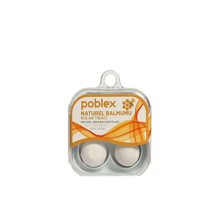 Poblex Naturel Balmumu 4 lü Kulak Tıkacı