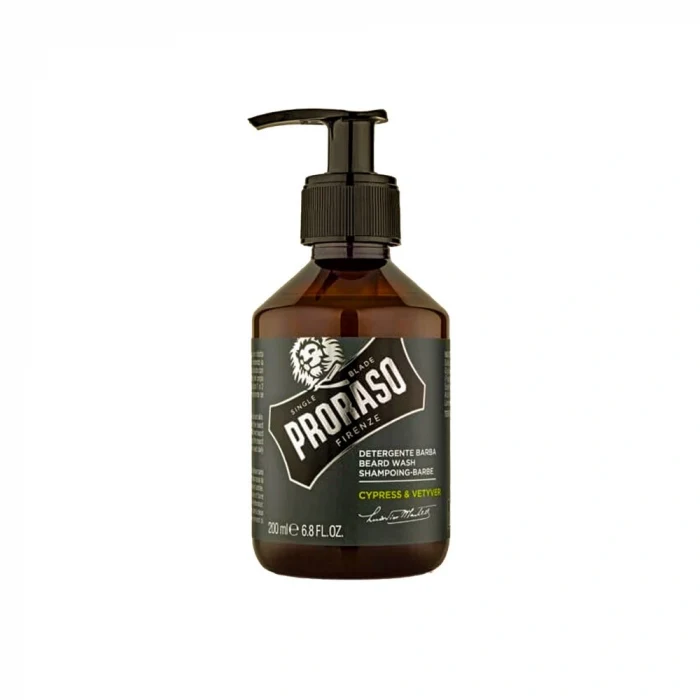 Proraso Beard Wash Shampoing Cypress Vetyver Sakal Şampuanı 200 ml
