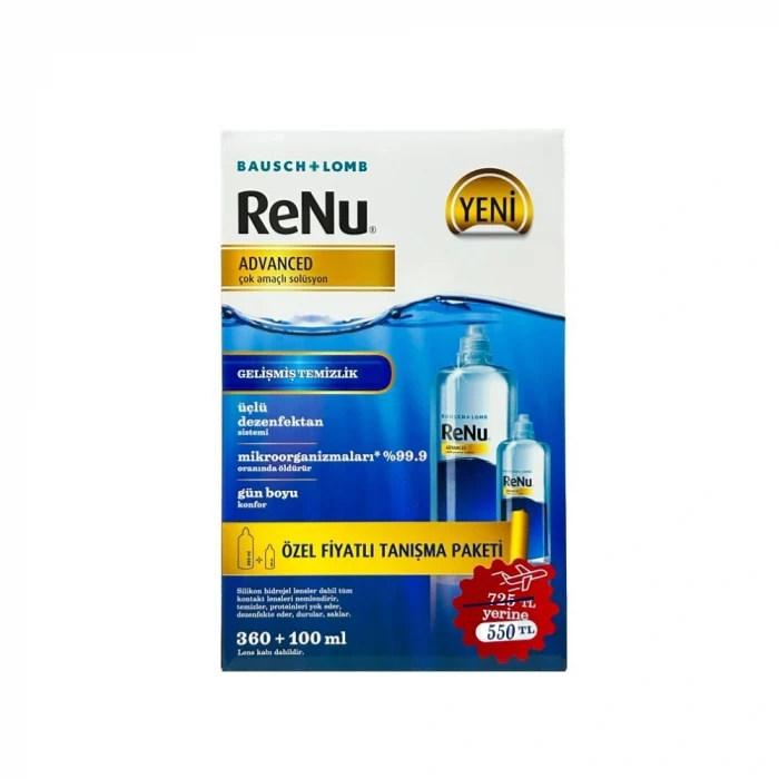 Renu Advanced Lens Solüsyon 360 ml + 100 ml