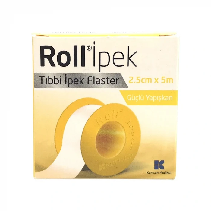 Roll İpek Tıbbi Flaster 5m x 2,5cm