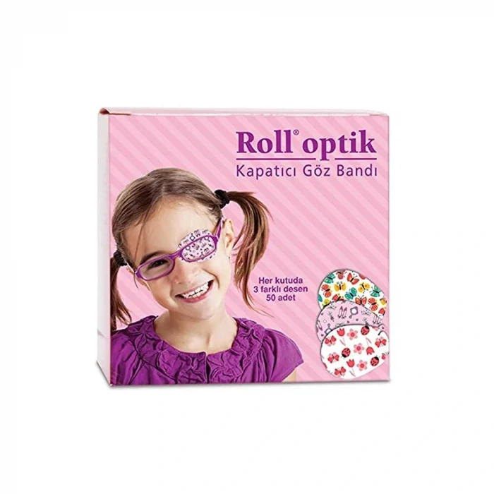 Roll Optik Kapatıcı Göz Bandı Kız 50li